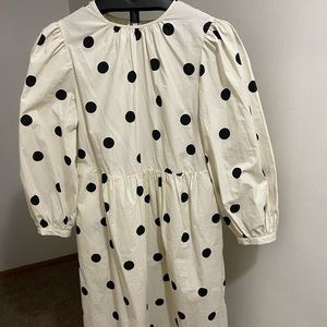 Who What Wear Polka Dot Dress